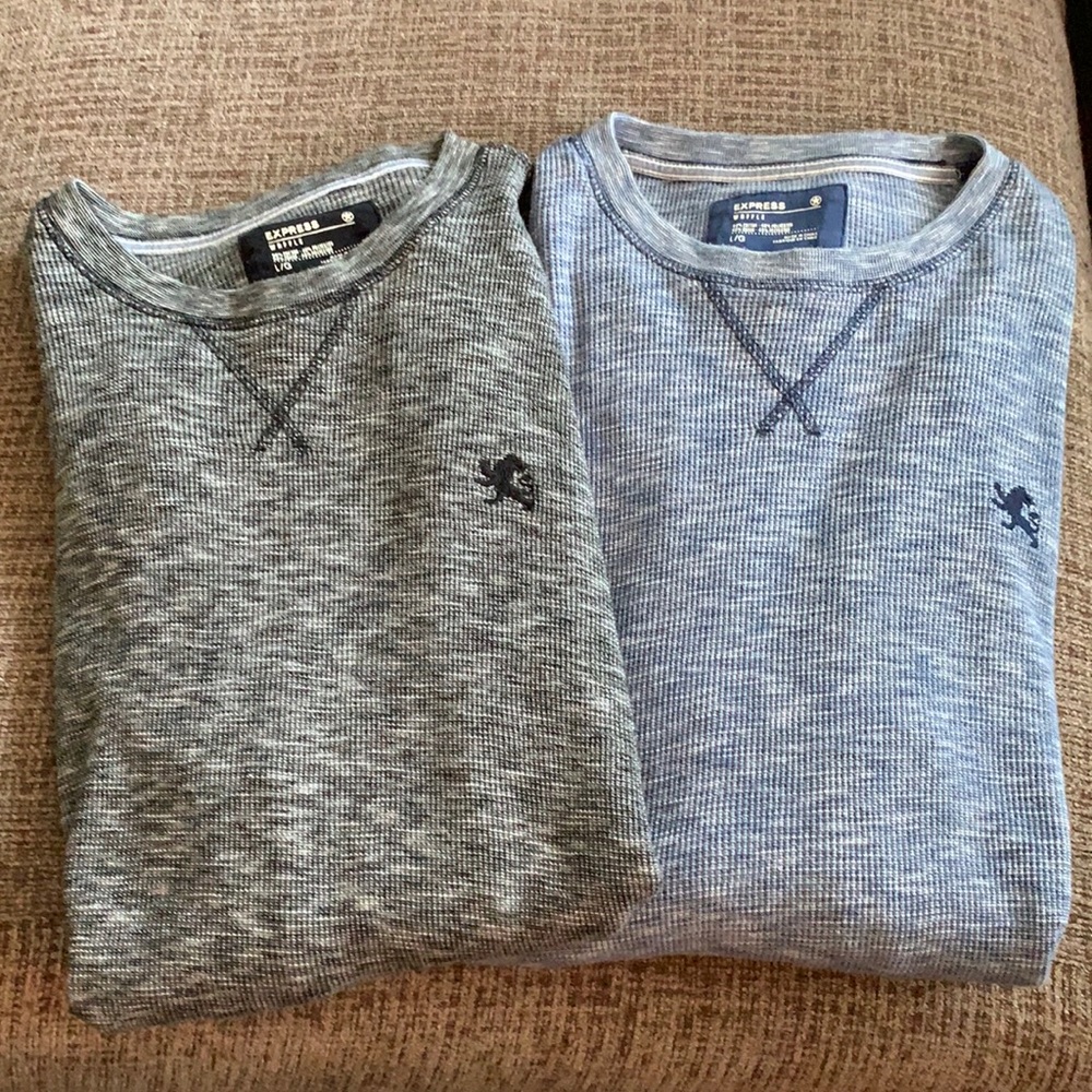 Express Long Sleeve Waffle Tees